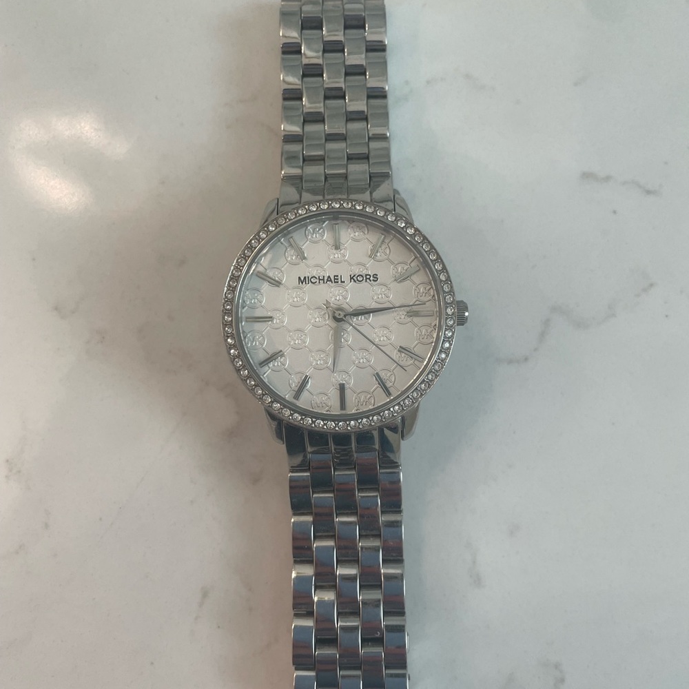 Silver Michael kors watch